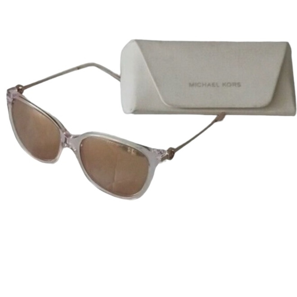 Michael Kors Marrakesh Clear RG Mirrored Sunglasses MK6006 3014R1 57-16-140